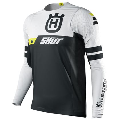 Camiseta de motocross Shot AEROLITE - HUSQVARNA LIMITED EDITION BLACK 2022 Ref : SO2057 