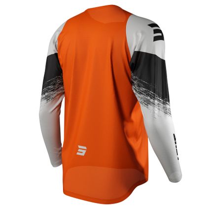 Camiseta de motocross Shot RAW BURST - ORANGE 2023