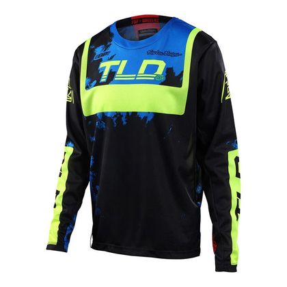 Camiseta de motocross TroyLee design GP ASTRO 2024 - Negro / Amarillo Ref : TRL0948 