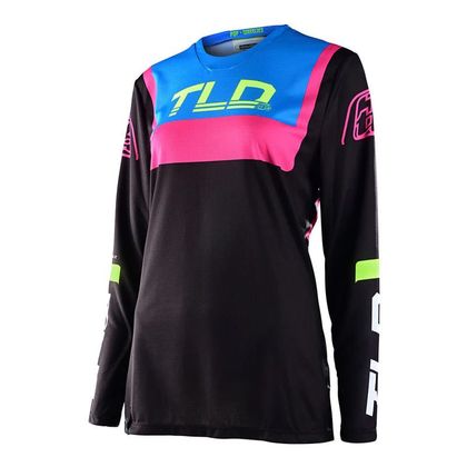 Camiseta de motocross TroyLee design GP BRAZEN WOMENS 2023 - Negro Ref : TRL0951 