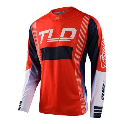 Camiseta de motocross TroyLee design GP AIR RHYTHM 2023 - Naranja Ref : TRL0946 