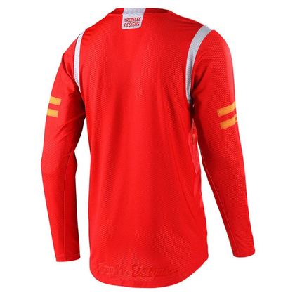 Camiseta de motocross TroyLee design GP AIR ROLL OUT 2023 - Rojo