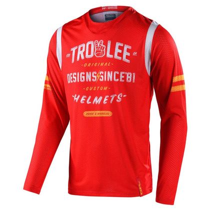 Camiseta de motocross TroyLee design GP AIR ROLL OUT 2023 - Rojo Ref : TRL0945 