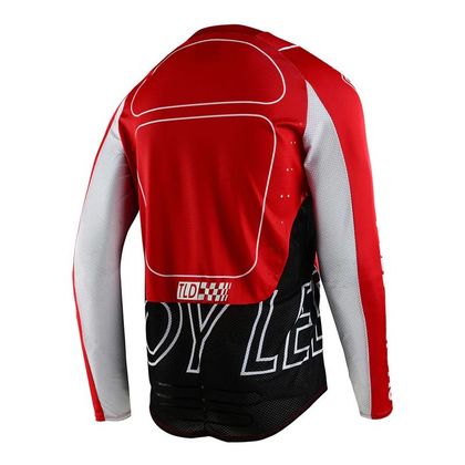 Camiseta de motocross TroyLee design SE PRO DROP IN 2023 - Rojo