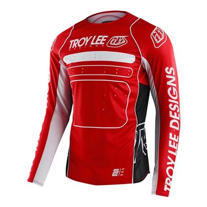 Camiseta de motocross TroyLee design SE PRO DROP IN 2023 - Rojo Ref : TRL0941 