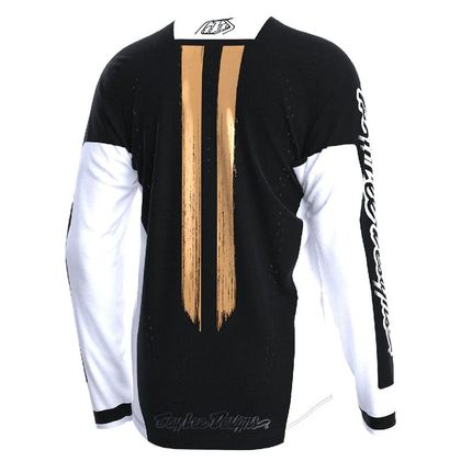 Camiseta de motocross TroyLee design SE PRO MARKER 2023 - Negro / Marrón