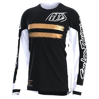 Camiseta de motocross TroyLee design SE PRO MARKER 2023 - Negro / Marrón Ref : TRL0942 