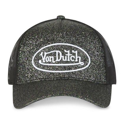 Casquette Von Dutch GLITTER - Noir