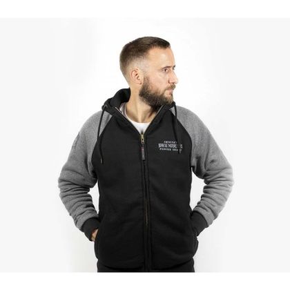 Sweat moto John Doe HOODIE 2 COLOR - Noir