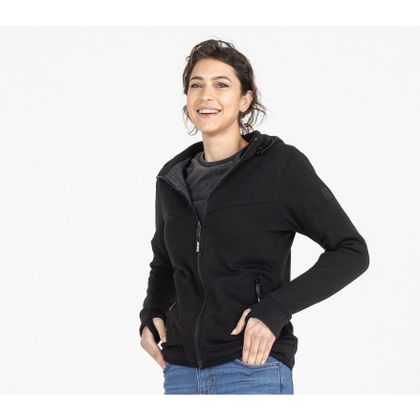 John Doe XTM Hoodie V3 VROUWEN Motor sweater - Zwart