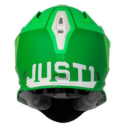 Casco de motocross JUST1 J18 PULSAR FLUO LIME GREEN MATT 2022