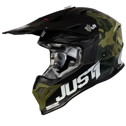 Casco de motocross JUST1 J39 KINETIC GREEN CAMO/BLACK MATT 2022