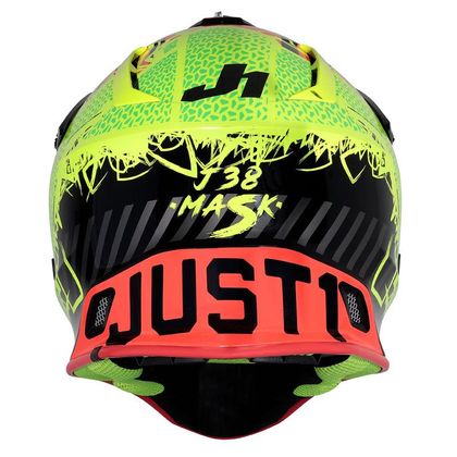 Casque cross JUST1 J38 MASK FLUO YELLOW/RED/BLACK 2022