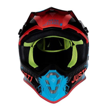 Casco de motocross JUST1 J38 MASK BLUE/RED/BLACK 2022