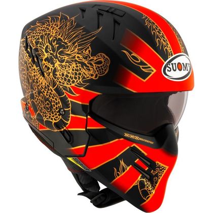Casque Suomy ARMOR - DRAGON MATT - Noir / Rouge