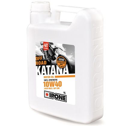 Huile moteur Ipone KATANA OFF-ROAD - 10W40 100% synthése - 4 LITRES universel Ref : IP0081 / 800368 