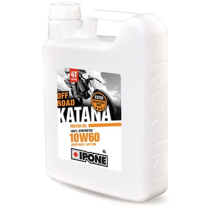Aceite de motor Ipone KATANA OFF-ROAD - 10W60 100 % sintético - 4 LITROS universal Ref : IP0083 / 800020 