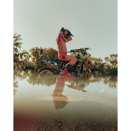 Pantalon cross Fox FLEXAIR VISION LE 2026 - Rose