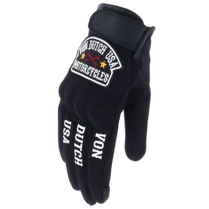 Gants Helstons VON DUTCH KEYS GIRL - Noir / Blanc Ref : HS1358 