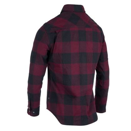 Surchemise Moto Oxford KICKBACK 2.0 - Noir / Rouge