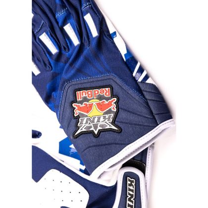 Guantes de motocross Kini Red Bull DIVISION V2.2 NAVY/WHITE 2022 - Azul / Blanco