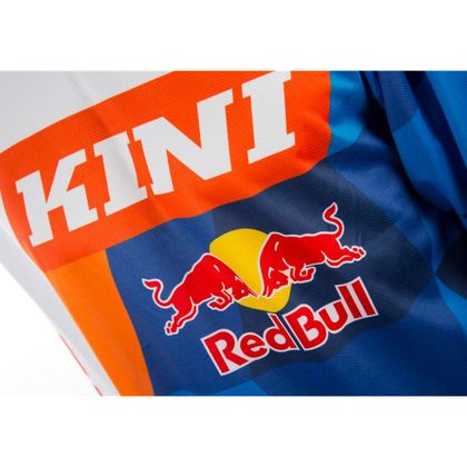 Camiseta de motocross Kini Red Bull VINTAGE ORANGE/BLUE 2020