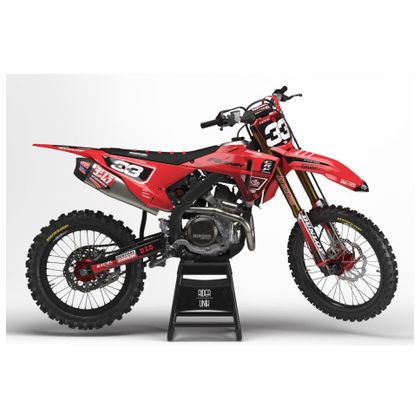 Kit déco RiderUnik TALK - Rouge Ref : RU2659 / HO-TALK-1 HONDA 50 CRF 50 F (AE03) - 2007 - 2012