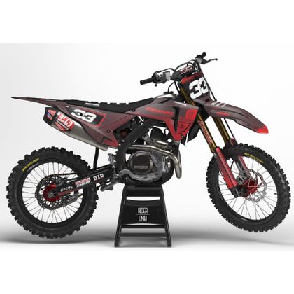 Kit déco RiderUnik TALKBLACK - Noir Ref : RU2661 / HO-TALKBL-1 HONDA 50 CRF 50 F (AE03) - 2007 - 2012