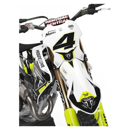 RiderUnik COLO Dekorationssatz - Weiß / Schwarz