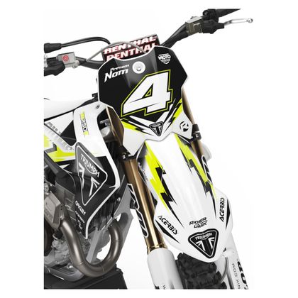 Kit déco RiderUnik GRIF - Blanc / Noir