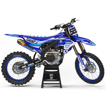 Kit déco RiderUnik KAST - Bleu Ref : RU3081 / YA-KAST-25 YAMAHA 450 YZ 450 F (CJ10) - 2006 - 2009