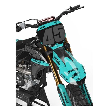 Kit déco RiderUnik ZEBRA TEAL - Noir / Bleu