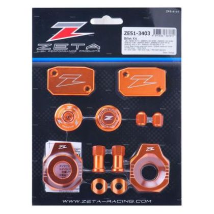 Kit d'accessoires Zéta Anodisé - Orange
