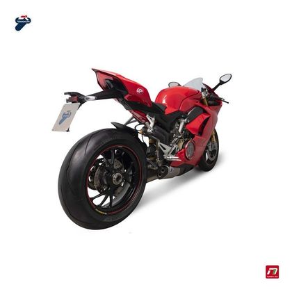 Termignoni DECAT KIT+ 2x TITANIUM DEMPERS - CNC ZWARTE ALUMINUM EINDKAP + UpMap Geluiddemper - Grijs