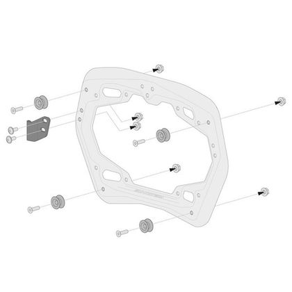 SW-MOTECH KIT COMPLET TRAX ION NOIR 45/37 L Koffer