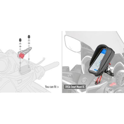 Support Smartphone Givi POUR SMART MOUNT RC S903A, S904B