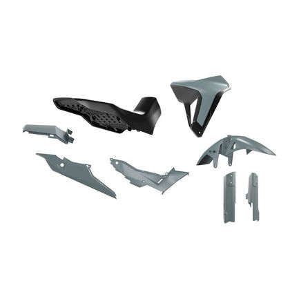 Kit plastiques R-tech 7p Revolution Honda Transalp 750 Gris - Gris