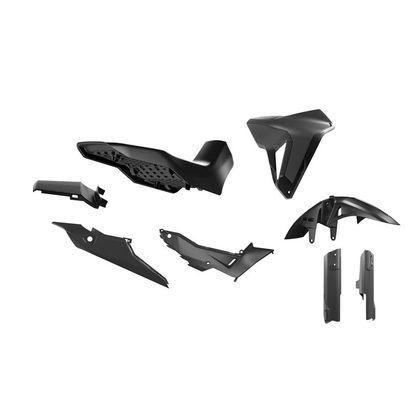 Kit plastiques R-tech 7p Revolution Honda Transalp 750 Noir - Noir