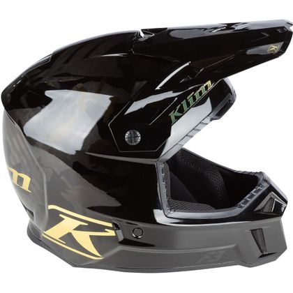 Casque cross KLIM F3 CARBON ASSAULT CAMO GOLD 2022