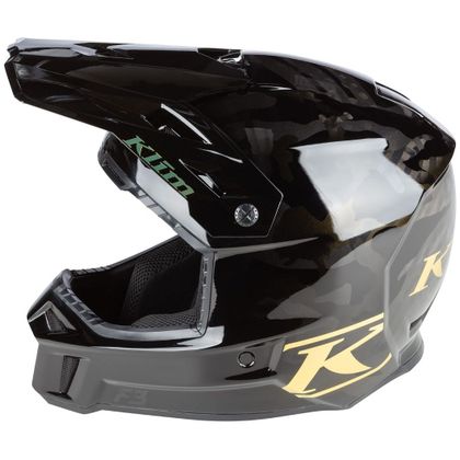 Casque cross KLIM F3 CARBON ASSAULT CAMO GOLD 2022