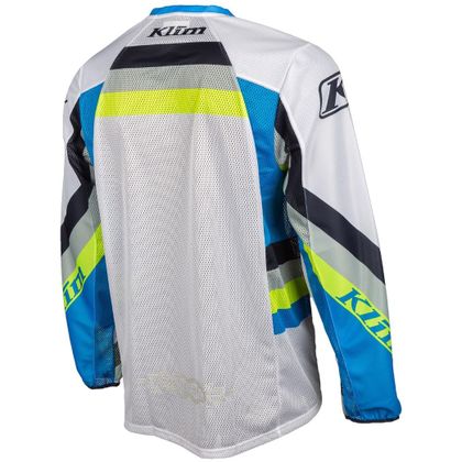 Camisola de motocross KLIM MOJAVE ELECTRIC BLUE 2023 - Cinza / Azul