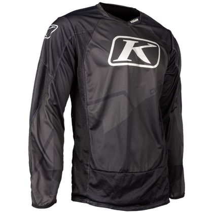 Camiseta de motocross KLIM DAKAR METALLIC BLACK 2022 - Negro