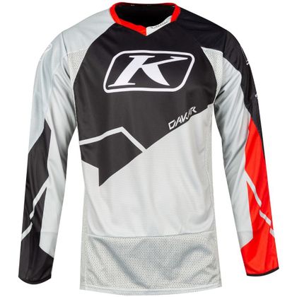 Camiseta de motocross KLIM DAKAR REDROCK 2022 - Rojo / Gris