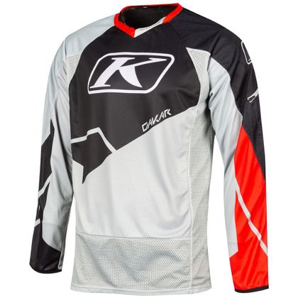 Camiseta de motocross KLIM DAKAR REDROCK 2022 - Rojo / Gris Ref : KLI0246 