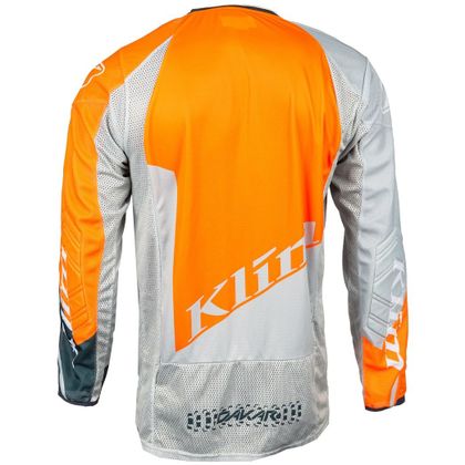 Camiseta de motocross KLIM DAKAR STRIKING PETROL 2022 - Naranja / Azul