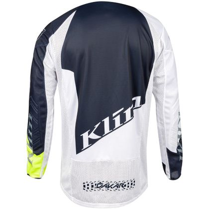 Camiseta de motocross KLIM DAKAR VIVID BLUE 2022 - Amarillo / Azul