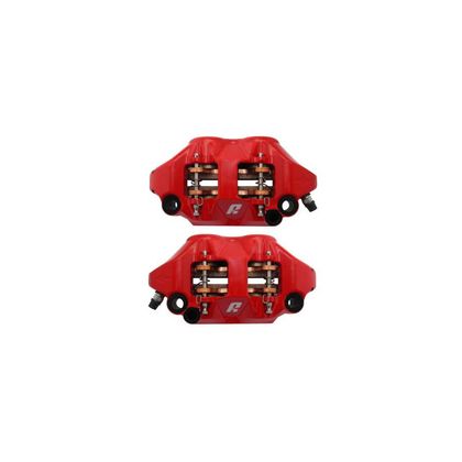 Accossato 108mm forged radial monobloc with sintered inserts Brake calipers - Red