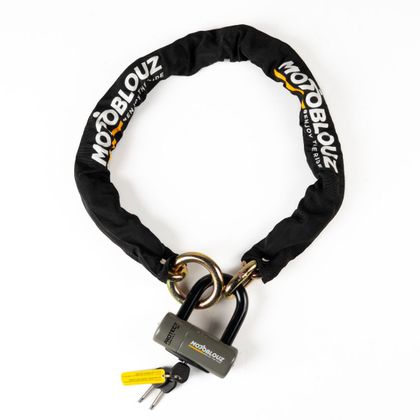 KOOROOM BESCHERM KETTING EN SCHIJF SLOT SRA Antidiefstal Universeel - Zwart / Grijs Ref: KOR0004 