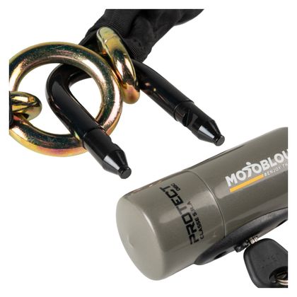 KOOROOM BESCHERM KETTING EN SCHIJF SLOT SRA Antidiefstal Universeel - Zwart / Grijs
