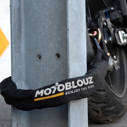 Zámok Motoblouz PROTECT CHAIN A BLOK DISK SRA Univerzálny - Čierna / Šedá